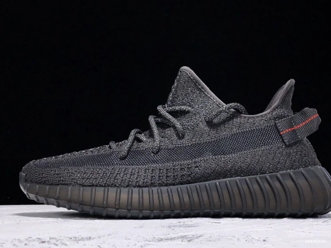 Static Boost 350 (Reflective) Black V2 Adidas Yeezy FU9007 - 0830